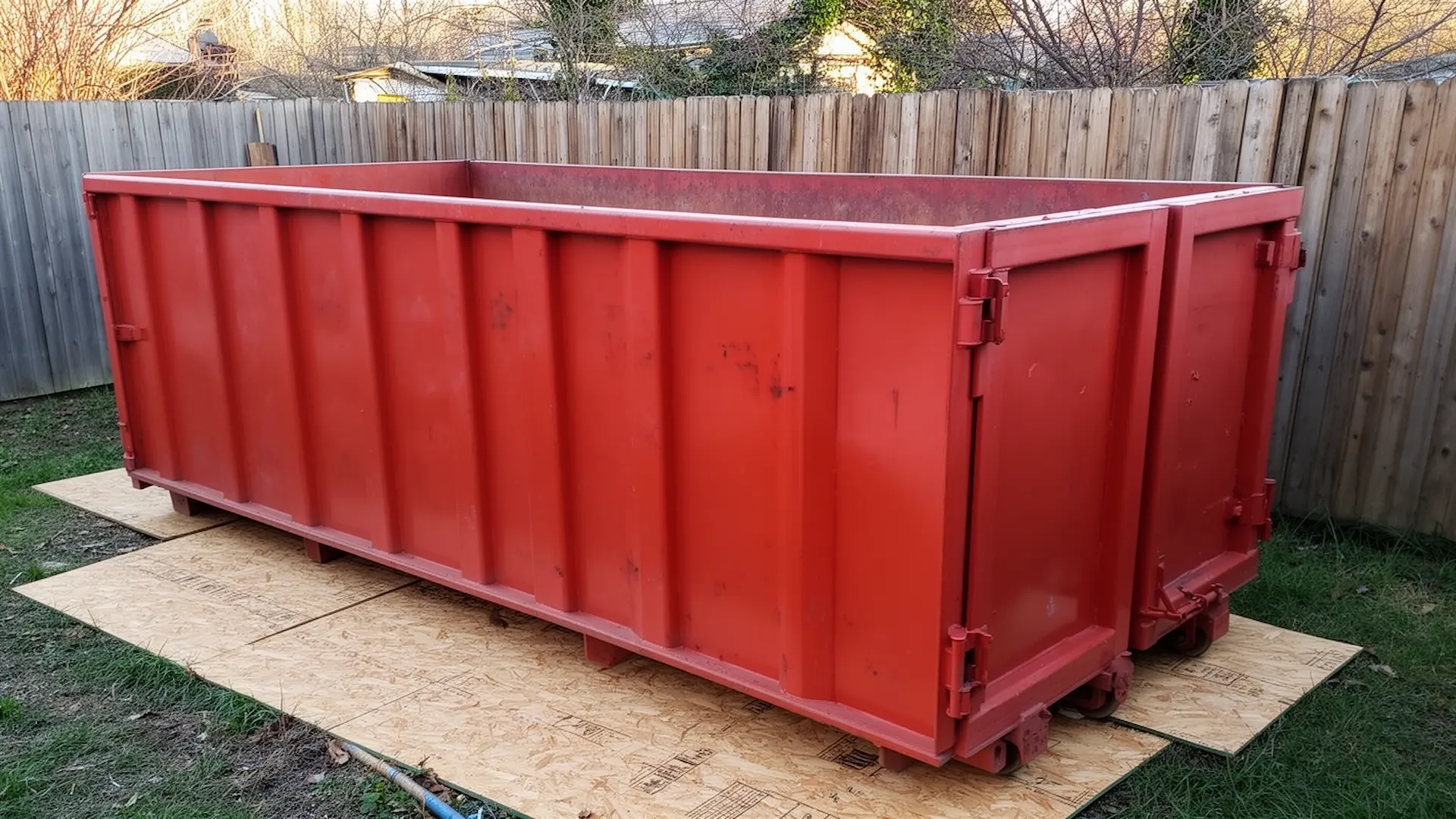 Roll-off dumpster from Rolling Hills Dumpsters in Amherst, NY
